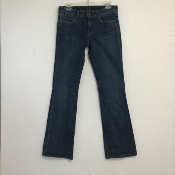 Tommy Hilfiger Low Rise Medium Wash Boot Cut Jeans  Size 4 - Picture 1 of 10